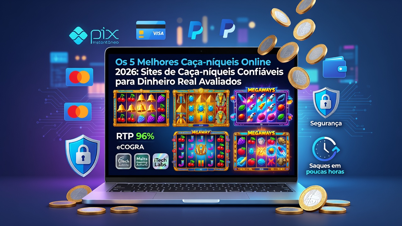 Os 5 Melhores Caça-níqueis Online 2026: Sites de Caça-níqueis Confiáveis para Dinheiro Real Avaliados