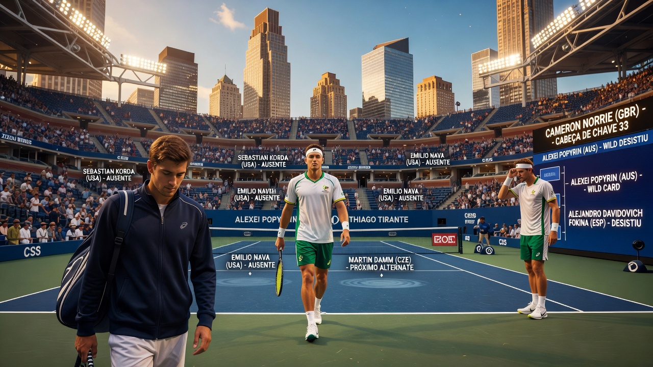 Davidovich Fokina desiste do US Open e altera chave masculina