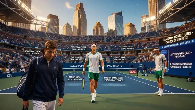 Davidovich Fokina desiste do US Open e altera chave masculina